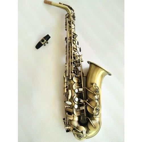 High quality new Antique copper simulation Alto saxophone EF saxophone Complete accessories Mouthpiece and case