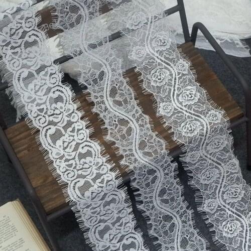 High-quality Fringe Export Eyelash Lace Accessories DIY Clothing Home Curtain Wedding Dress Stitching Fabric Fabric RS3206