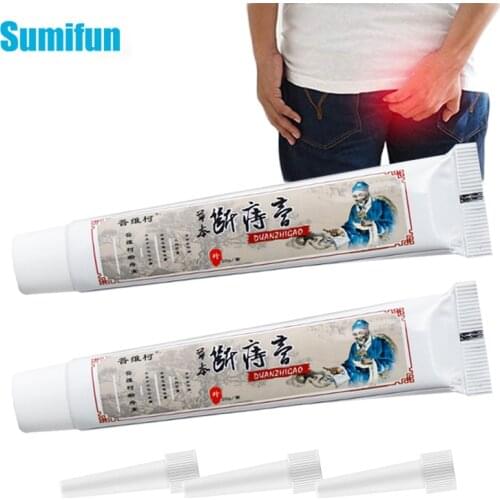 1Pcs Hemorrhoids Ointment Internal and External Anal Fissure Cream Pain Reliving Chinese Herbs Medical Plasters With 3 Tubes