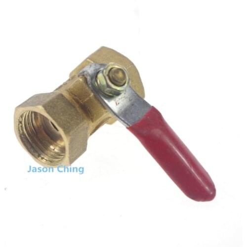 2pcs/Lot 1/4" BSP Female Full Ports Connection Brass Thread Pipe Ball Valve