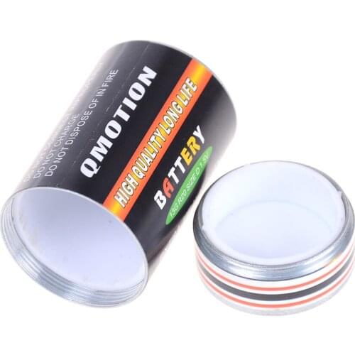32*57mm Battery Shaped Secret Stash Safe Money Coins Pill Box Hidden Container a Perfect Choice to Stash Your Cash Container Box