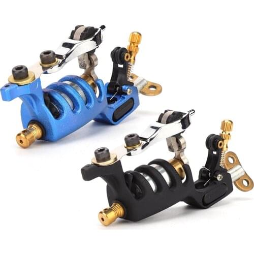 5 Color Sunskin Rotary Tattoo Machine Strong Motor Alloy Liner Shader Tattoo Gun Permanent Makeup Eyebrow Body Art Professional