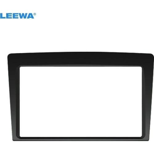 LEEWA Car Refitting CD DVD Radio Fascia Frame for PROTON SATRIA NEO 2010 2DIN Stereo Dash Face Plate Frame Panel Mount Kit #5231