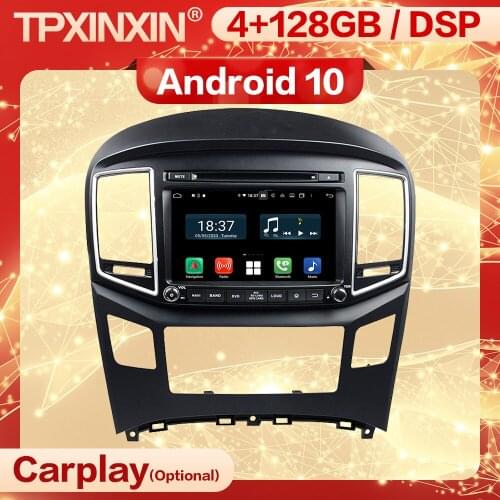Carplay 2 Din Car Android Stereo Receiver For Hyundai H1 2016 2017 2018 2019 Video Radio Audio Recorder Head Unit Player Screen