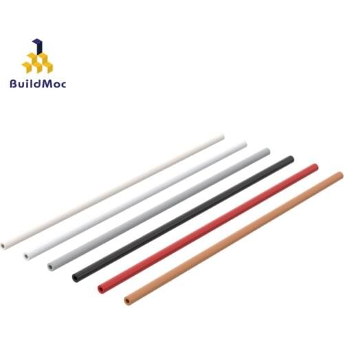 BuildMOC 75c16 thin hose (12.8cm) needs processing For Building Blocks Parts DIY Construction Creati