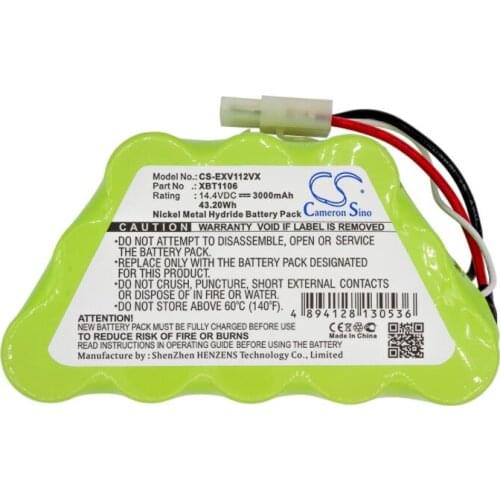 Cameron Sino 3000mAh battery for EURO PRO Navigator Freestyle Pro SV1106 SV1107 SV1112 XBT1106 Vacuum Battery