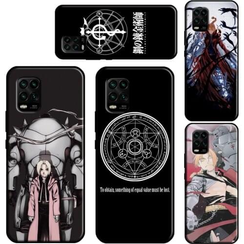 Fullmetal Alchemist Edward Elric Case For Xiaomi Mi 11 Lite 10 9 9T 10T Pro A3 11 Ultra POCO M3 X3 Pro F2 F3 Phone Fundas