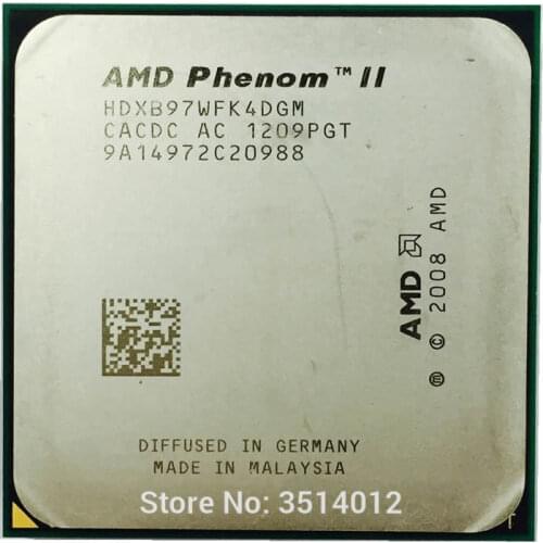 AMD Phenom II X4 B97 3.2 GHz Quad-Core CPU Processor HDXB97WFK4DGM Socket AM3,Amount to 955