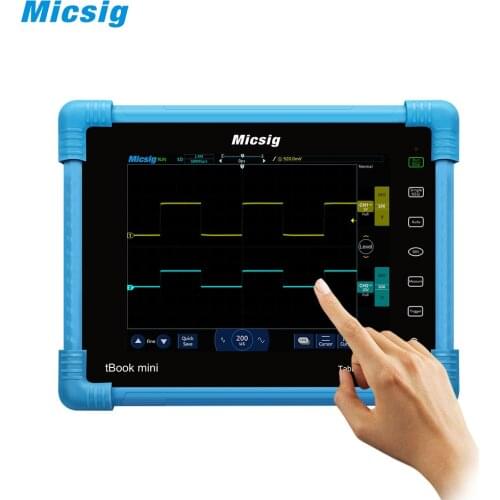 Micsig Digital Oscilloscope TO1104/TO1102/TO1152 100MHz 4CH 28Mpts 8-In Portable Automotive Touchscreen Diagnostic Oscilloscope