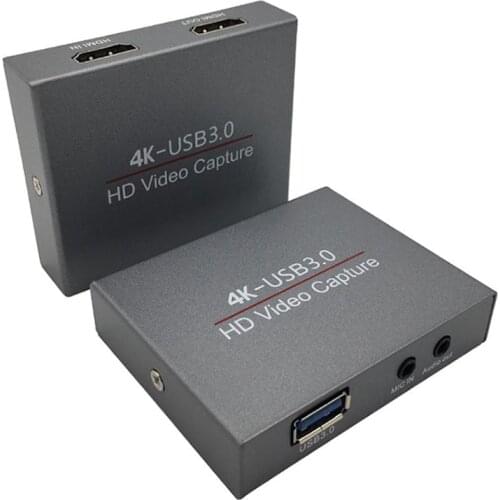 For Windows 10/8/7 1pc High Quality 4K 60HZ HD Video Capture Recorder USB 3.0 Game Live Streaming Recorder Pohiks