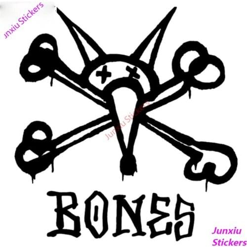 Personality Car Sticker Rat Bones Bumper Truck Camper Motorcycle Accessories Reflective Waterproof Vinyl Fine Decal PVC12x11cm