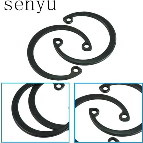 LUCHANG Circlips for A hole Manganese Steel Hole Retaining Ring Bearing retainer Metal Internal Circlip Snap Ring Black Assortme