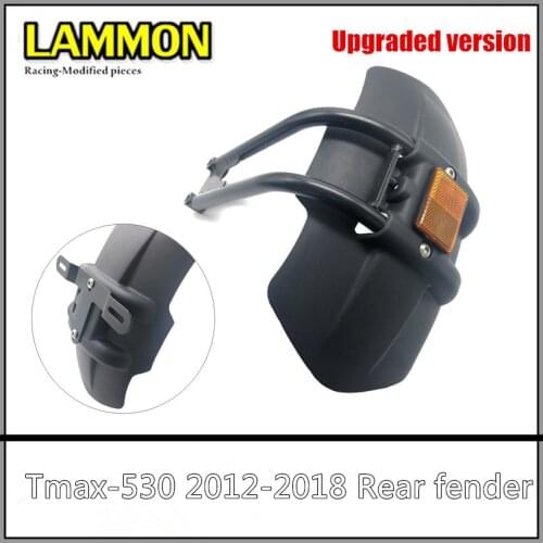 Upgraded version - Motorcycle License plate frame Night light Rear Fender FOR YAMAHA TMAX530 Tmax-530 2012-2018 13 14 15 16 17