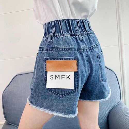 Fashion Girl Thin Denim Short Pants Summer Children Casual Shorts Cotton Girl Trousers 4 5 6 7 8 9 10 12 13 Baby Girl Clothes