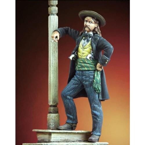 1/32 Scale Cowboy Unpainted Resin Figure Building Kit