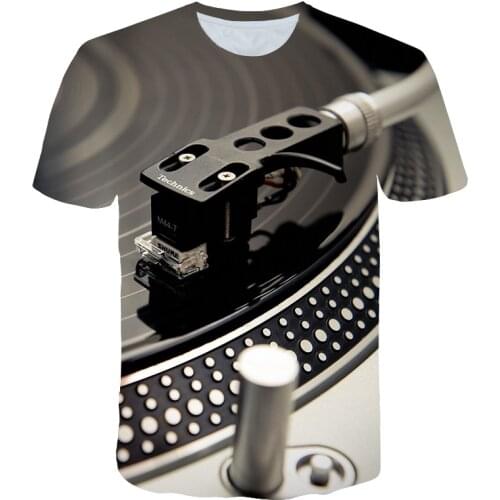 2019 Summer New Funny Technics T-shirt Men Short Sleeve Casual Top Shirt Male Plus Size Fitness T shirt