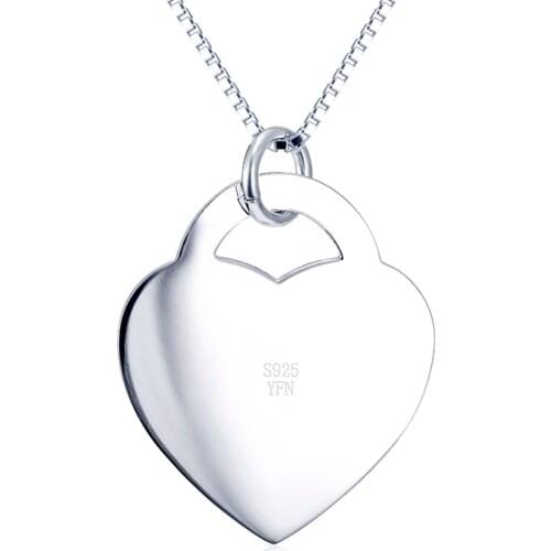 Custom Engraved Necklace Chain Fine 925 Sterling Silver "Two Peas In A Pod" Pendants Necklaces Special Gift GNX14539