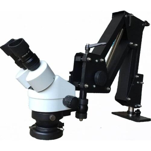 Professional 7-45x Industry binocular stereo Microscope Universal bracket Big stretch Stand Holder for jewelry /PCB repairing