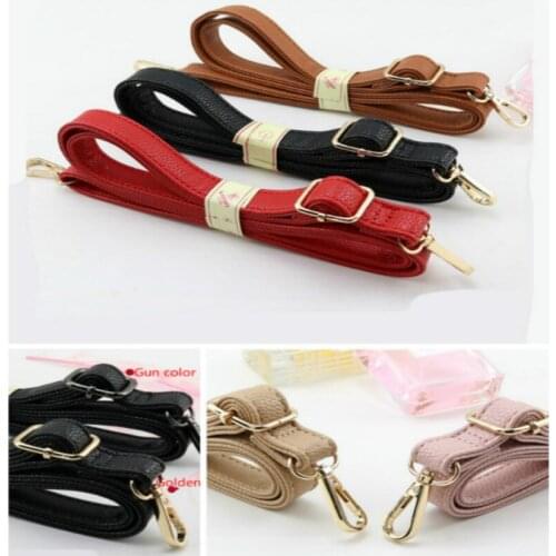 Quality Leather Shoulder Bag Strap Fashion Accessories Diy Cross Body Adjustable Belt Bag New Solid Bag Strap Replacement