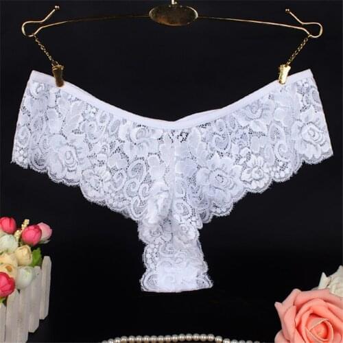 M-XXL New Women G String Sexy Lace Elastic Seamless Underwear Lady Strappy Brazilian Calcinha Mini T-Back