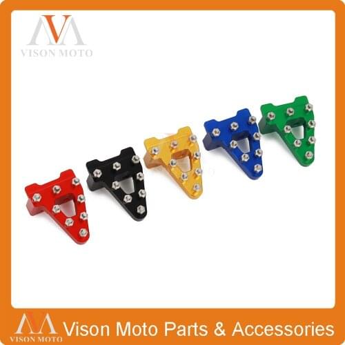 Universal Red Motorcycle Foot Brake Pedal Tip For Honda CRF50 XR50 SDG SSR COOLSTER 50 70 90 107 110 125 125CC Dirt Pit Bikes