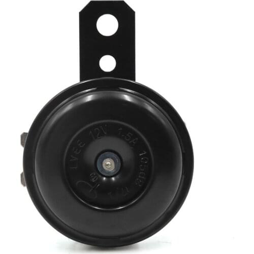 Uxcell Car Auto Waterproof Black Mount Siren Electric Horn DC 12V 105dB 1.5A