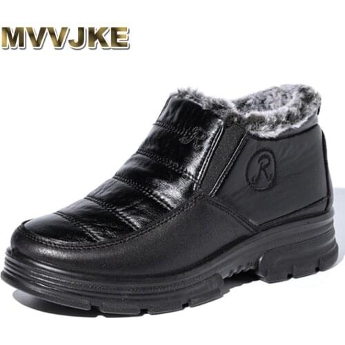 MVVJKE Slip On Cotton Padded Winter Shoes Women Platform Snow Boots Waterproof 2020 New Female Ankle Boots Casual Shoes Sneakers