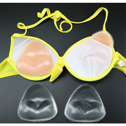 Women Removable Insert Silicone Bra Push Up Pads Breast Enhancer Bikini Swimsuit Push-up Pad Intimates Accessories P02