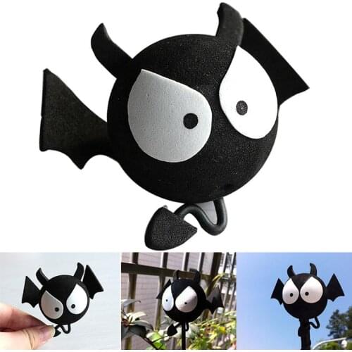 1Pcs Big Eyes BAT Antenna Ball Aerial Topper Balls Toppers Cartoon Car Roof Decoration For Car
