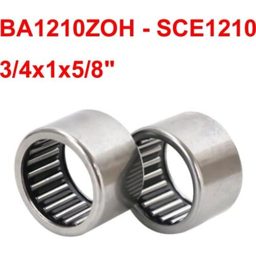 SCE1210 J-1210 BA1210 Shell Type Needle Bearing inch shaft 19.05mm*25.45mm*15.88mm