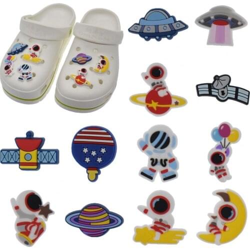 10Pcs/set Shoes Decorations Ornaments PVC Airship Cloud Shoe Charms Shoes Accessories PVC Backpack Shoe Charms Kids Gift