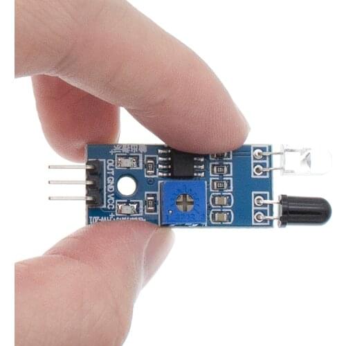 100pcs IR Infrared Obstacle Avoidance Sensor Module for Arduino Smart Car Robot 3-wire Photoelectric Reflective New