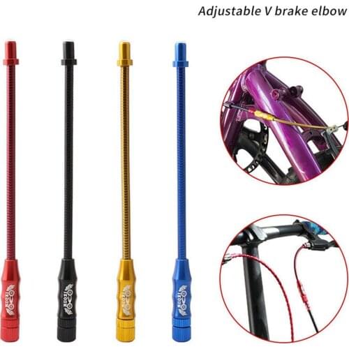 2pcs/set MUQZI Adjustable V Brake Spring Elbow Flexible Tube Wire Road Bike Front/Rear Bicycle Parts