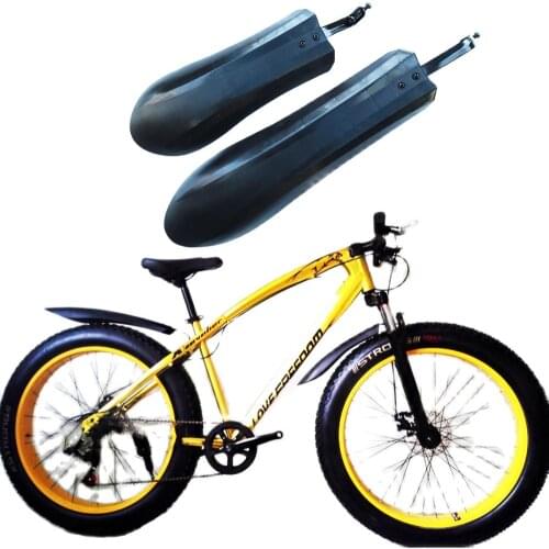 2pcs Snow Bicycle Bike fender mudguard wings Widen Front Rear Mud Guard Fenders for 26 MTB Bikes Cycling accessories mud flaps
