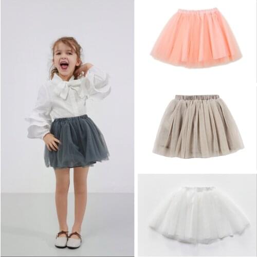 Girls tutu skirts pettiskirt children ballet dance perform party costume toddler fashion skirt