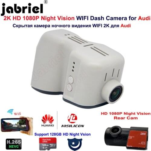 2K HD 1080P Wifi Car Dvr Dash Cam Camera for audi a5 a6 a7 a1 a3 a4 a8 for audi q5 q7 q3 rs3 rs4 rs5 rs6 rs7 s3 s4 s5 s6 s7 s8