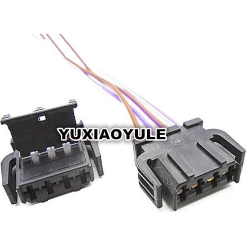 4 Pin/Way Rear Light Wiper Motor Wiring Harness Pigtail 4P Plug Connector For VW Passat Bora Magotan Jetta 893 971 634