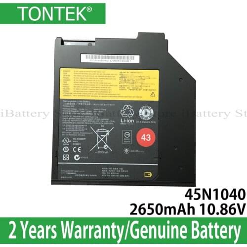 Genuine 45N1040 battery for lenovo ThinkPad T400 T400S T410S T420S T430S T500 W500 R400 T61 51J0508 45N1041 Ultrabay Battery