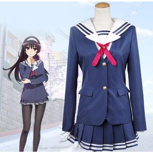 Anime Saekano: How To Raise A Boring Girlfriend Cosplay Costumes Kasumigaoka Utaha Costumes Katou Megumi Uniforms Women Cosplay