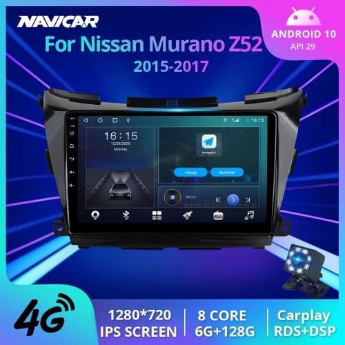 2DIN Android 10.0 Car Radio For Nissan Murano 3 Z52 2014 - 2020 Car Multimedia Video Player Navigation GPS No 2din 2 din DVD IGO