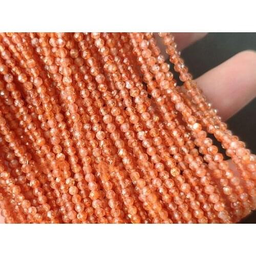 AAAA LOOSE BEADS strawberry quartz ROUND faceted 2.8mm wholesale for DIY jewelry necklace 32cm