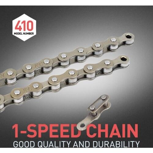FSC Single Speed Bicycle Chain Adjustable Cycling Bike Chain for 1 Speed Velocidade 114L BMX Fixie MTB Bike Bicycle Accessories