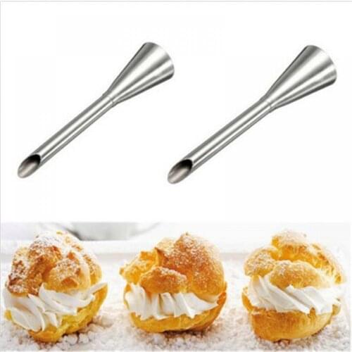 Delidge Stainless Steel Icing Piping Nozzle Cream Beak Pastry Puff Cream Injector Cake Nozzle Baking Tool Cake Decorating Tools
