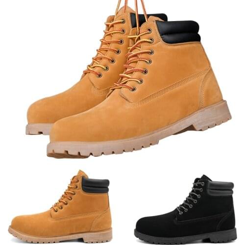 2021 Spring Autumn Casual Boots Men Shoes Mens Casual Shoes Boots Men Shoe Male Sneakers New Comfy Outdoor Fashion Winter Leath