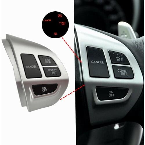 For Mitsubishi Outlander XL (CW) 2006-2012 Steering Wheel Volume Sound Button Car Interior Moulding