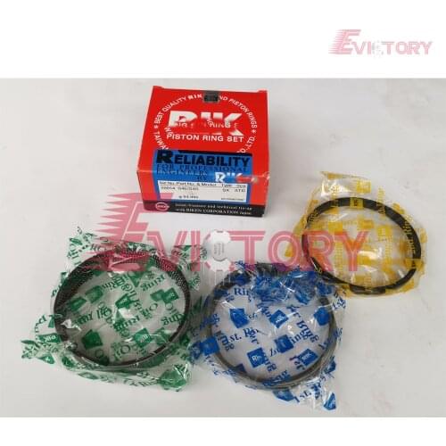 For MITSUBISHI S4L-2 S4L2 rebuild kit piston ring water pump full gasket kit