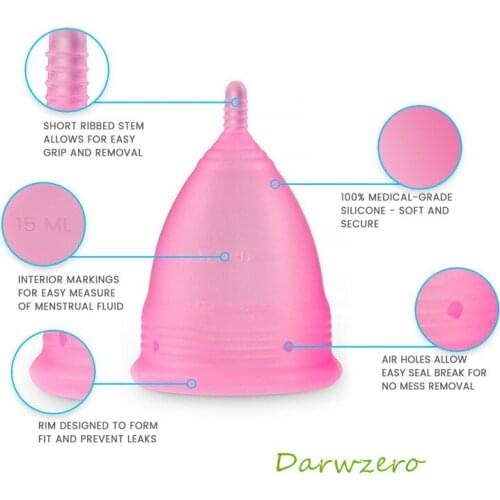 Hot Sale Female Menstrual Cup Monthly Matters Cup Softens and Leakage-proof Medical100% silicone Copa Menstrual Than Pads