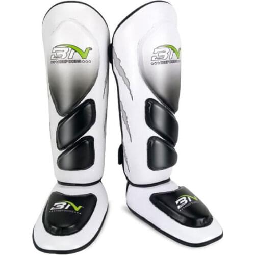 Kickboxing/Combat/Kungfu/Taekwondo/Fight/Karate Shin Protector Boxing Training Equipment PU Leather Instep Protector Shin Guard