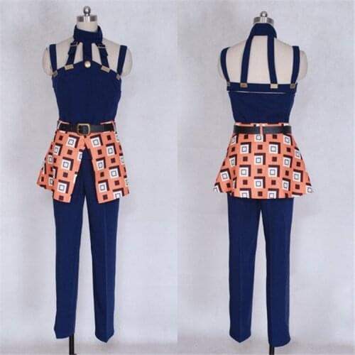 JoJo JoJos Bizarre Adventure Cosplay Ghirga Narancia Cosplay Costume Game Anime Cosplay Outfits Suits Halloween Costumes