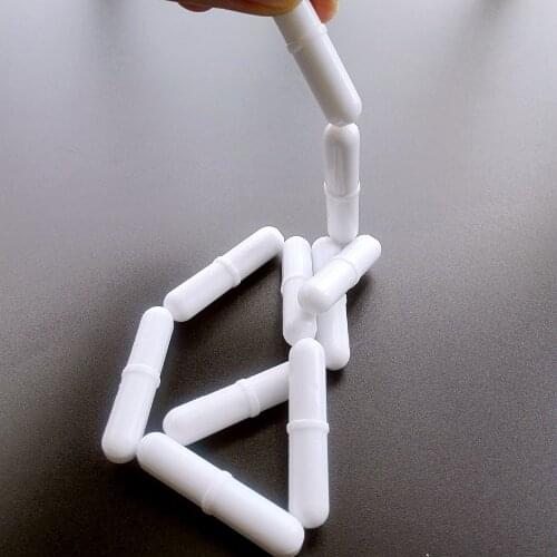 B9x45mm laboratory Magnetic Stirrer Mixer Stir Bars PTFE Stirring Rod cylinder Without Pivot Ring,10 piece